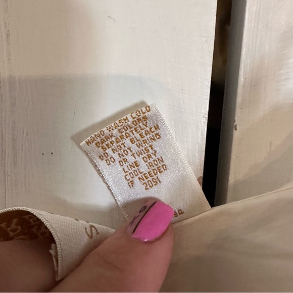 Vintage Gold Tag Victoria's Secret Cream Satin Slip Nightgown Y2K - Size: Small - Picture 10 of 10